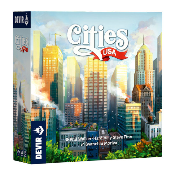 Devir Cities USA Juego de Mesa