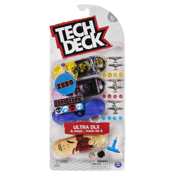 Tech Deck Pack 4 Mini Patines Varios Modelos