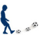 Megaventura Portería Metálica con Balón