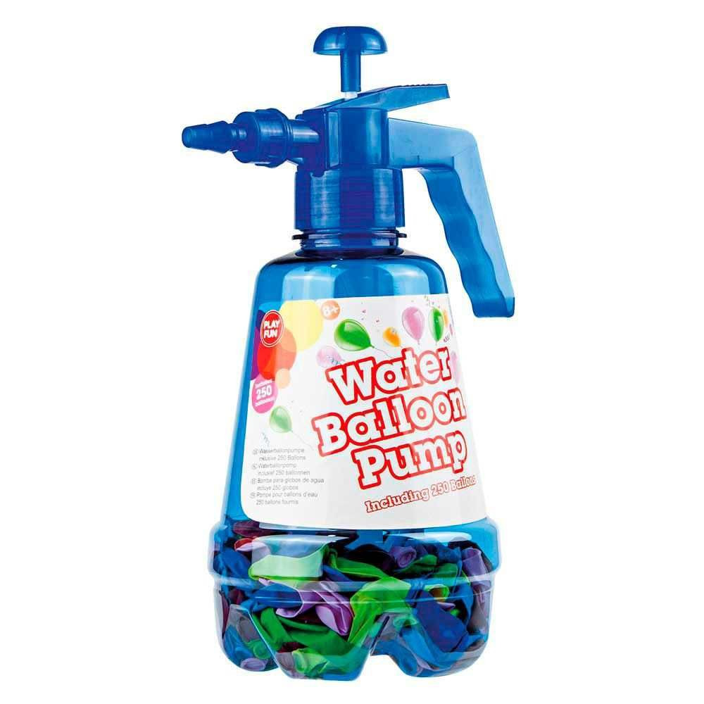 Botella Con Inflador Y 100 Globos De Agua – Set De Verano Para Juegos Acuáticos Al Aire Libre, Incluye Bomba Manual