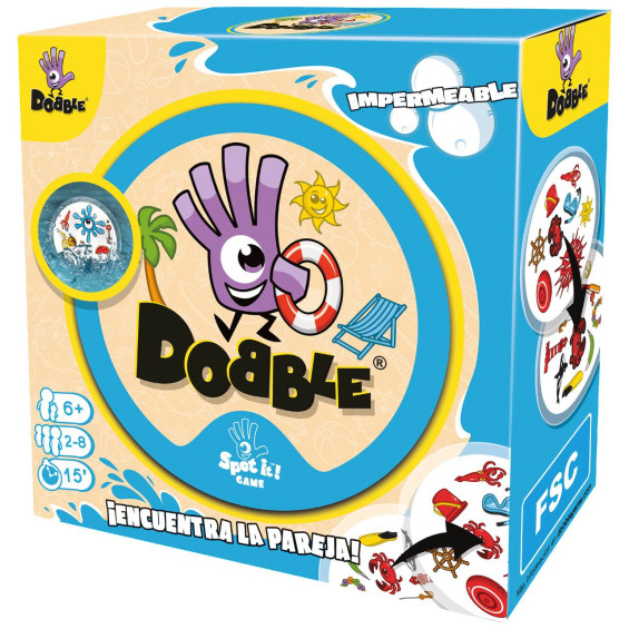 Asmodee Dobble Impermeable Juego de Mesa
