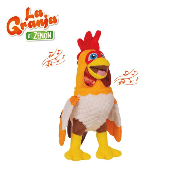 La Granja de Zenón Musical Peluche Bartolito Gallo