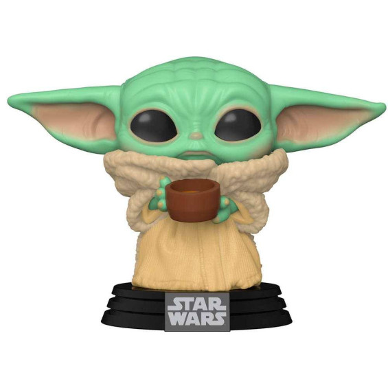 Funko Pop! Star Wars Mandalorian Figura de Vinilo The Child With Cup