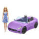 Barbie y su Descapotable Muñeca con Coche
