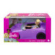 Barbie y su Descapotable Muñeca con Coche