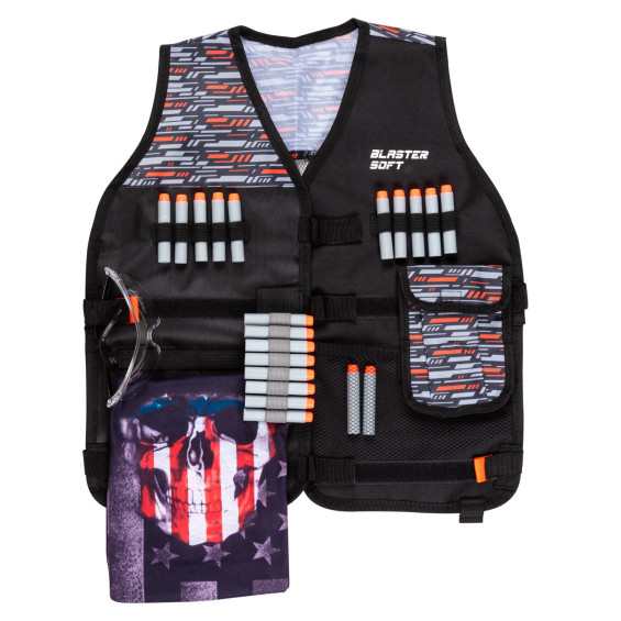 Juguettos Blaster Soft Chaleco Sky Fork con Accesorios