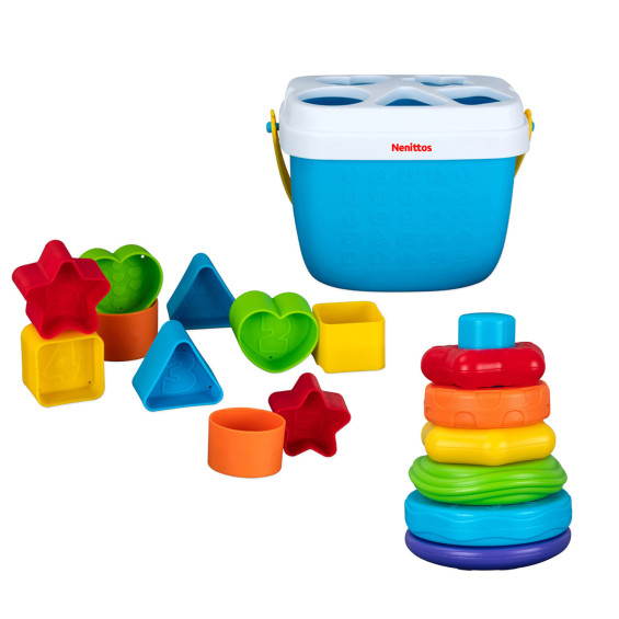 Nenittos Mi Cubo y Pirámide Encajable