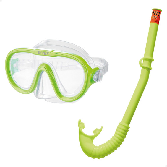 INTEX Set Máscara Policarbonato con Tubo