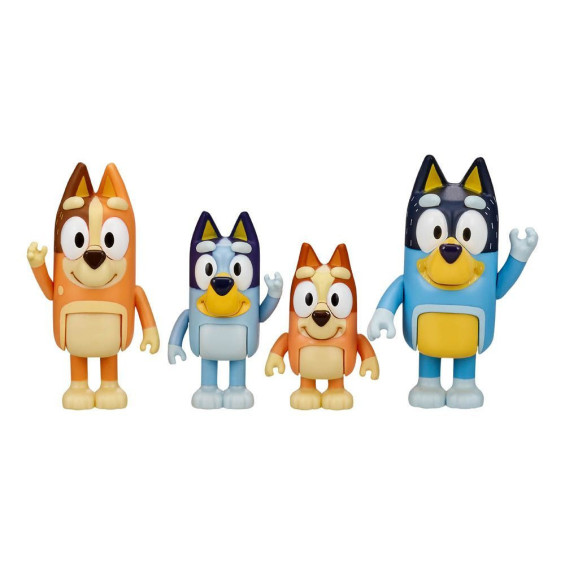 Bluey Pack 4 Figuras Serie 2 Varios Modelos