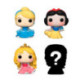 Funko Bitty Pop! Disney Princess 4 Figuras De Vinilo Serie 3 Varios Modelos
