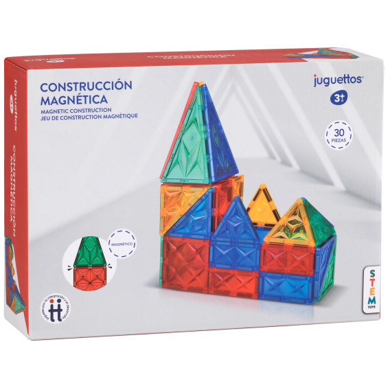 Juguettos Construcción Magnética 30 Piezas
