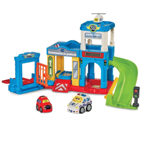 Vtech Baby Tut Tut Bólidos Comisaría de Policía con Robín Coche de Policía