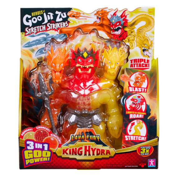 Goo Jit Zu King Hydra Lava Fury