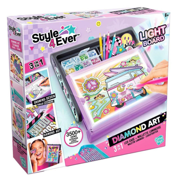 Style 4 Ever Maletín Luminoso Diamond Art