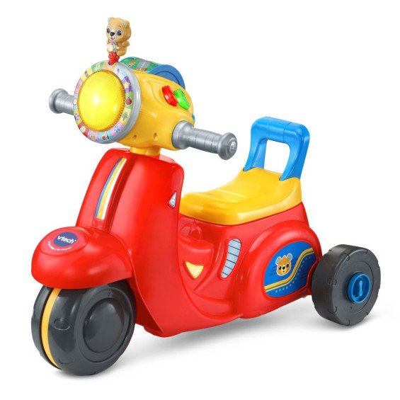 VTech Baby Mi Scooter de Paseo 2 en 1 Roja