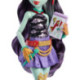 Monster High Jinafire Long Muñeca, Chica Dragón con Perrito Mascota Cloudy Yun Yun y 7 Accesorios