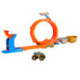 Hot Wheels Monster Trucks Trofeo Challenge de Loopings y Giros Bigfoot Conjunto de Pista y Camión, Conjunto de Juego