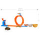 Hot Wheels Monster Trucks Trofeo Challenge de Loopings y Giros Bigfoot Conjunto de Pista y Camión, Conjunto de Juego