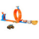 Hot Wheels Monster Trucks Trofeo Challenge de Loopings y Giros Bigfoot Conjunto de Pista y Camión, Conjunto de Juego