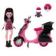 Monster High Draculaura con Moto Vampirística y Mascota