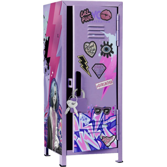 Wow Generation Taquilla Metálica con Imanes y Stickers