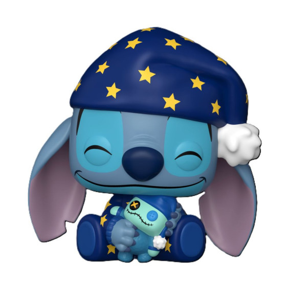 Funko Pop! Disney Lilo & Stitch Figura de Vinilo Stitch en Pijama Brilla en la Oscuridad