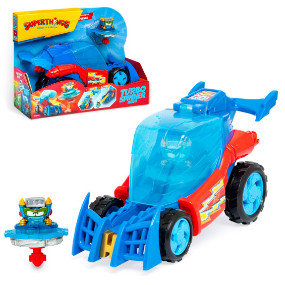 Superthings Rivals of Kaboom Vehículo Turbo Spinner Hero