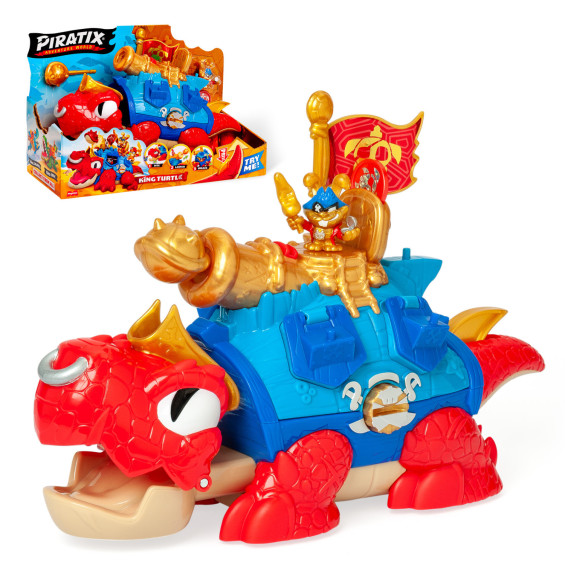 Piratix Adventure World King Turtle