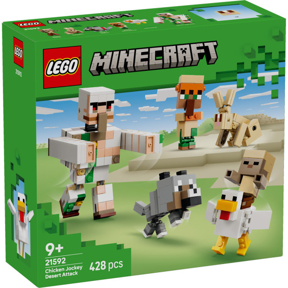 LEGO Minecraft Ataque del Jinete Avícola en el Desierto - 21592