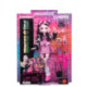 Monster High Muñeca Draculaura con Vestido con Lazos, Murciélago Mascota Count Fabulous y 7 Accesorios
