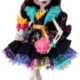 Monster High Muñeca Skelita Calaveras con Mascota Candelita y 7 Accesorios