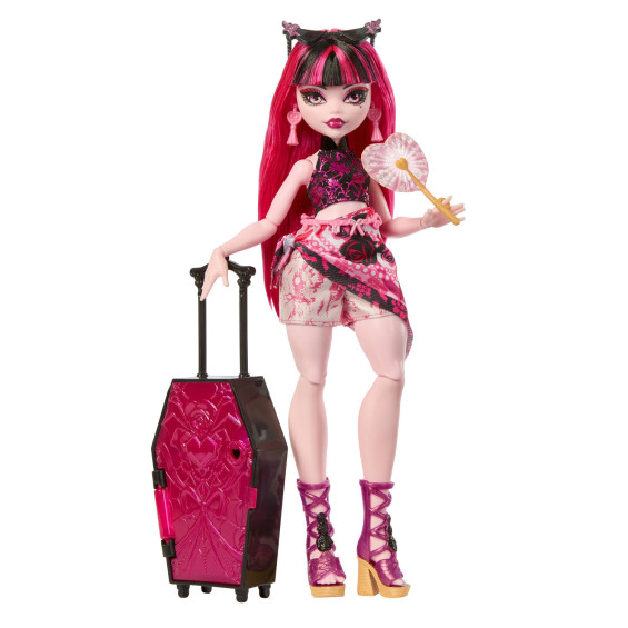 Monster High Skulltimate Secrets Gore-geous Oasis con Muñeca Draculaura y Accesorios