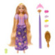Disney Princess Muñeca Rapunzel 5 Cabello Mágico con Figura de Pascal y Accesorios