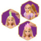 Disney Princess Muñeca Rapunzel 5 Cabello Mágico con Figura de Pascal y Accesorios
