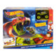 Hot Wheels Monster Trucks Conjunto de Juego Derriba a la Serpiente con Vehículo Bone Shaker