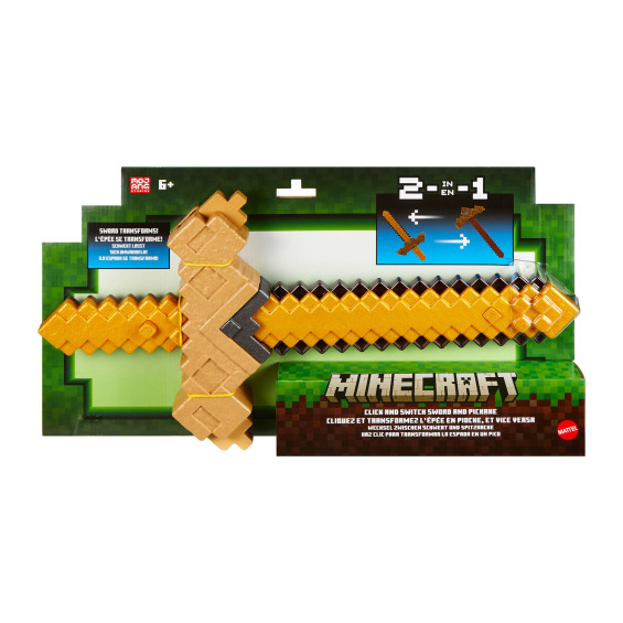 Minecraft Espada-Pico Transformable