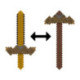 Minecraft Espada-Pico Transformable