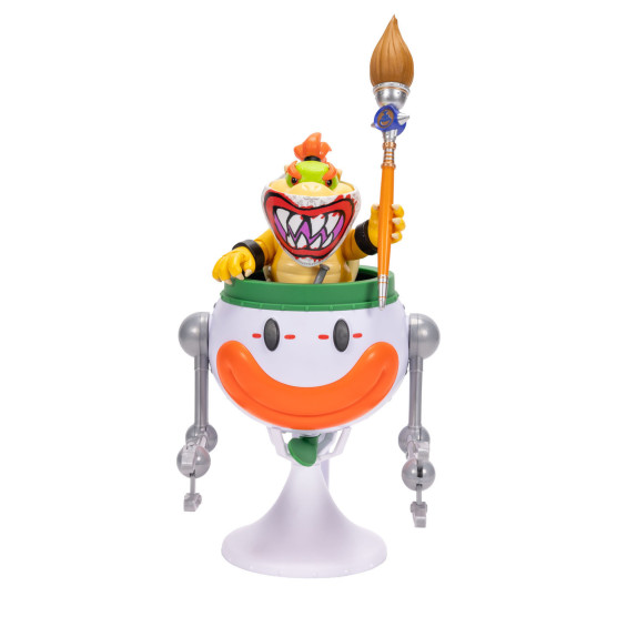 The Super Mario Galaxy Movie Figura Browser Jr con Clown Car Interactivo