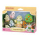 Sylvanian Families Familia Pájaro Cítrico Figuras Coleccionables