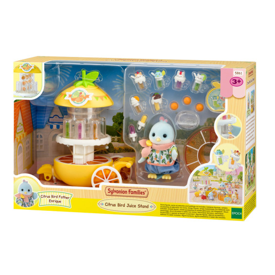 Sylvanian Families Puesto de Zumos de la Familia Pájaro Cítrico