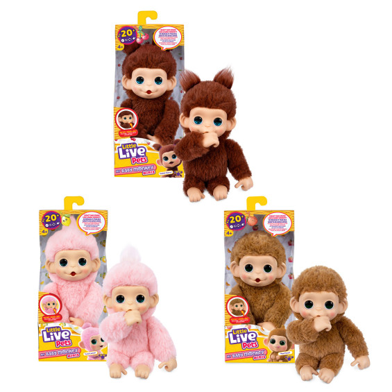 Little Live Pets My Monkey Minis Peluche Monito Varios Modelos