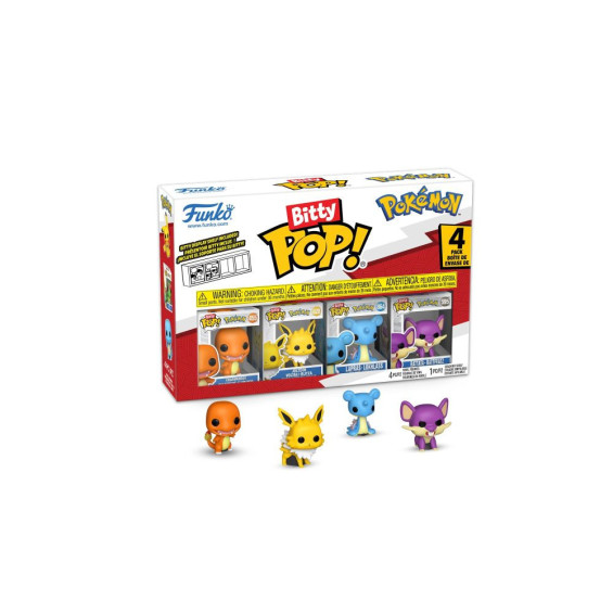 Funko Bitty Pop! Pokémon Charmander Pack 4 Figuras de Vinilo Varios Modelos