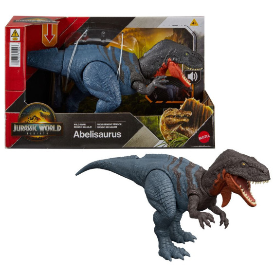 Mattel Jurassic World: El Renacer, Abelisaurus Rugido Salvaje