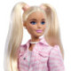 Barbie Deluxe Style Muñeca nº 9 Rubia con Conjunto Chaqueta y Falda Vaquera Rosa