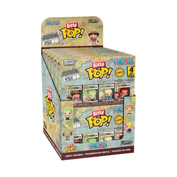 Funko Bitty Pop! One Piece Pack con 4 Figuras de Vinilo Varios Modelos