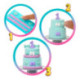 Barbie Party Unboxed Muñeca Azul con 10 Sorpresas