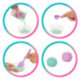Barbie Party Unboxed Muñeca Azul con 10 Sorpresas