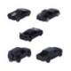 Majorette Pack 5 Coches Negros Black Edition
