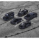 Majorette Pack 5 Coches Negros Black Edition
