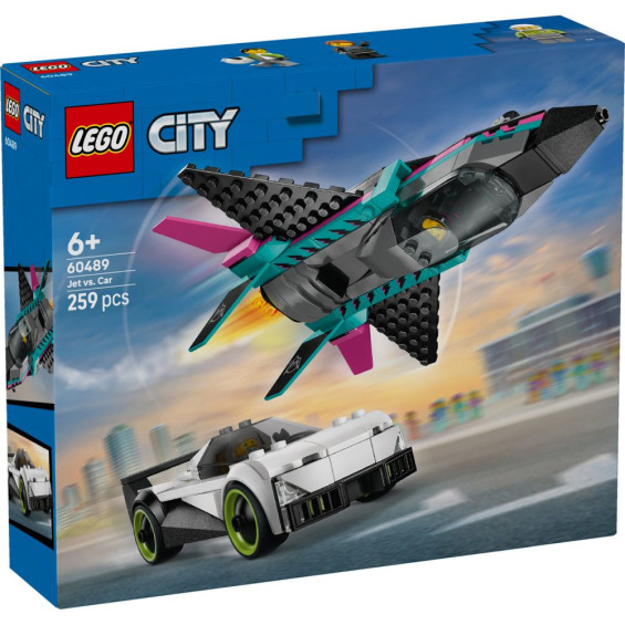 LEGO City Jet vs. Coche - 60489